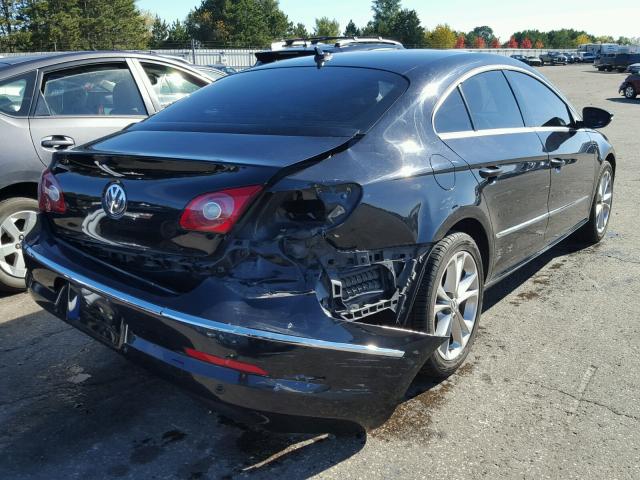 WVWHL73C59E515486 - 2009 VOLKSWAGEN CC BLACK photo 4