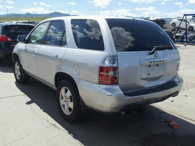 2HNYD18215H557001 - 2005 ACURA MDX SILVER photo 3