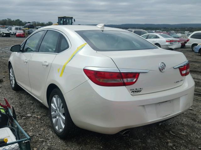 1G4PP5SK9F4126456 - 2015 BUICK VERANO WHITE photo 3