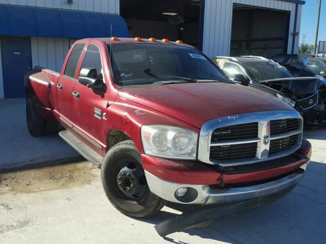 3D7ML48C77G708935 - 2007 DODGE RAM 3500 S RED photo 1