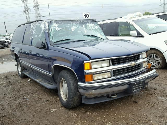 1GNEC16R9XJ409246 - 1999 CHEVROLET SUBURBAN C BLUE photo 1