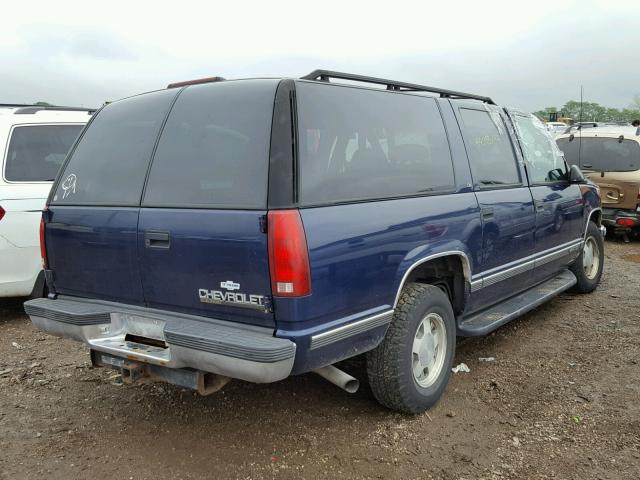 1GNEC16R9XJ409246 - 1999 CHEVROLET SUBURBAN C BLUE photo 4