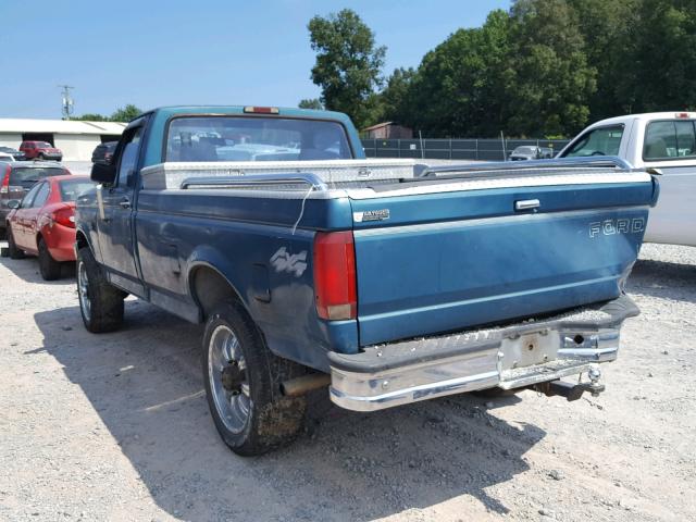 2FTHF26G4SCA01343 - 1995 FORD F250 GREEN photo 3