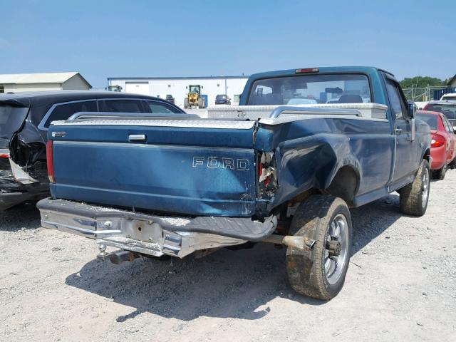 2FTHF26G4SCA01343 - 1995 FORD F250 GREEN photo 4