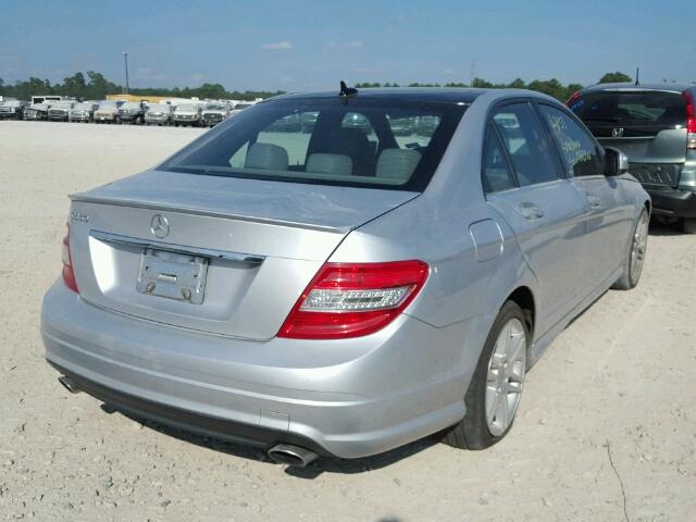 WDDGF56X28F162807 - 2008 MERCEDES-BENZ C 350 SILVER photo 4