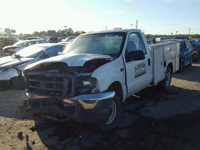 1FDNF20L84EA41278 - 2004 FORD F250 SUPER WHITE photo 2