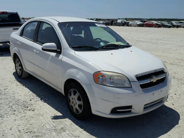 KL1TD5DE0AB088534 - 2010 CHEVROLET AVEO LS WHITE photo 1