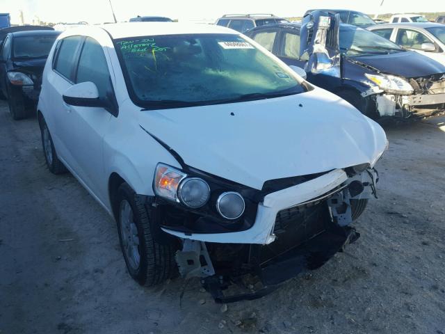 1G1JC6SH2E4118108 - 2014 CHEVROLET SONIC WHITE photo 1