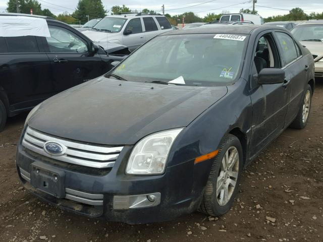 3FAHP08Z99R147664 - 2009 FORD FUSION SEL BLUE photo 2