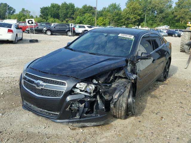 1G11C5SA2DF148158 - 2013 CHEVROLET MALIBU 1LT BLACK photo 2