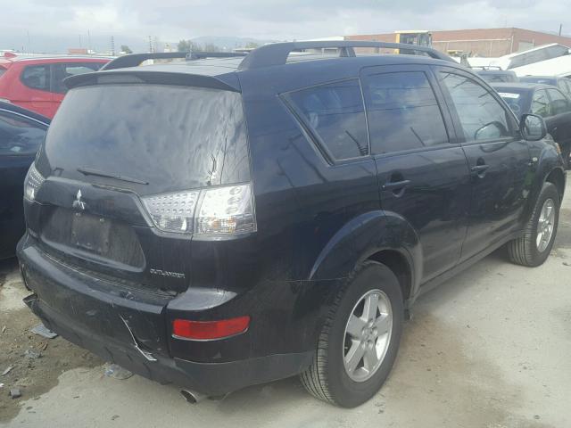 JA4LS21W58Z019263 - 2008 MITSUBISHI OUTLANDER BLACK photo 4