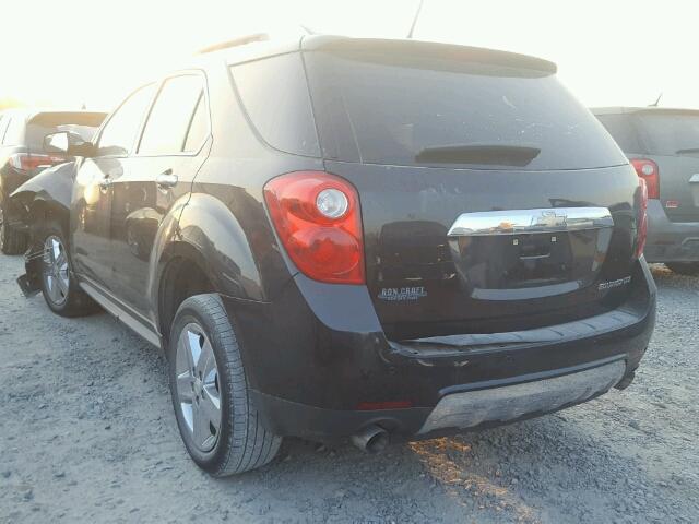 2GNFLDE38E6284589 - 2014 CHEVROLET EQUINOX LT BLACK photo 3