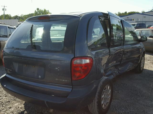 1C4GJ25322B653429 - 2002 CHRYSLER VOYAGER GRAY photo 4