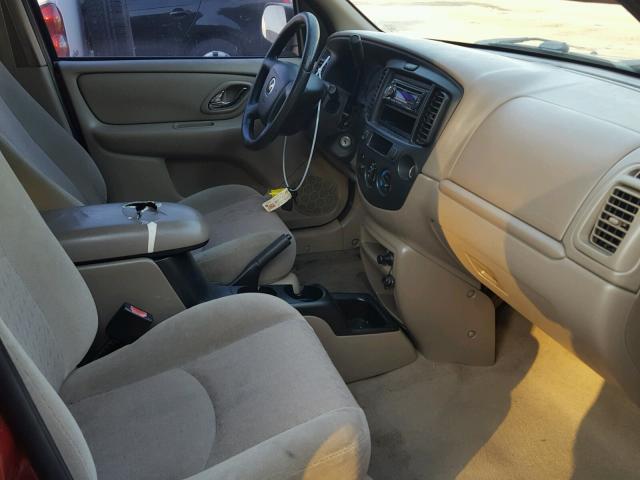 4F2YU07191KM53934 - 2001 MAZDA TRIBUTE DX 红色 照片 5