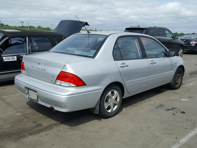 JA3AJ26E83U005524 - 2003 MITSUBISHI LANCER ES SILVER photo 4