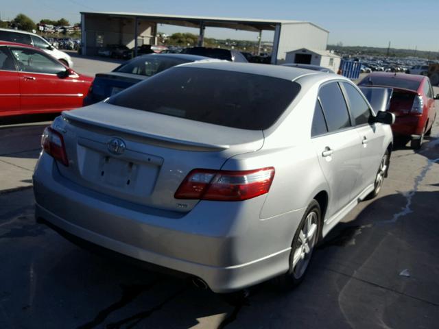 4T1BE46K17U641747 - 2007 TOYOTA CAMRY NEW SILVER photo 4