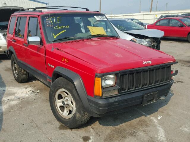 1J4FJ68S1SL566745 - 1995 JEEP CHEROKEE S RED photo 1