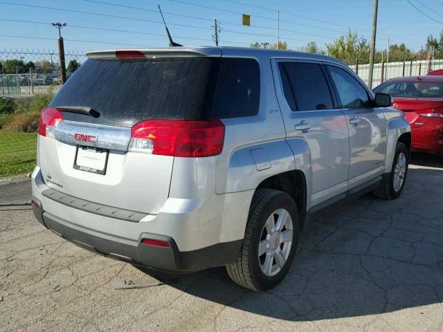 2CTALMEC1B6471711 - 2011 GMC TERRAIN SL GRAY photo 4