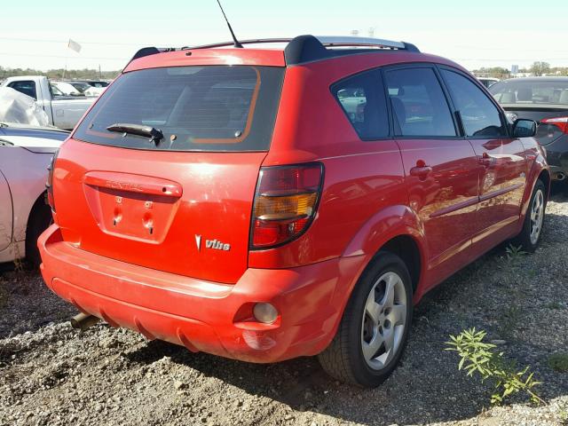 5Y2SL62823Z432143 - 2003 PONTIAC VIBE RED photo 4