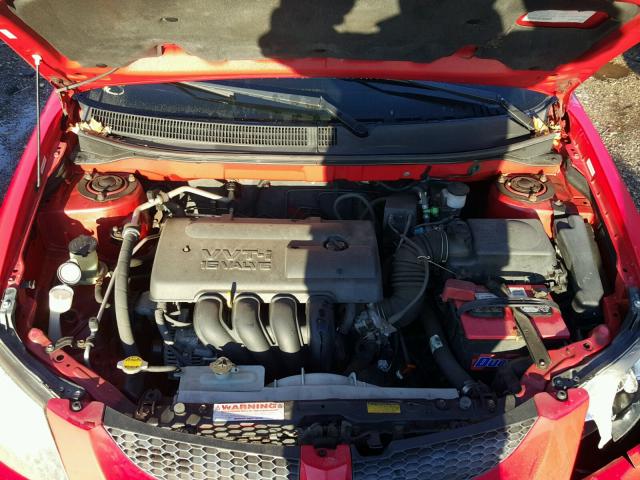 5Y2SL62823Z432143 - 2003 PONTIAC VIBE RED photo 7