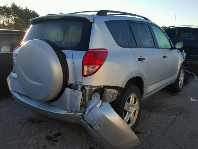 JTMBD33V586089109 - 2008 TOYOTA RAV4 SILVER photo 4