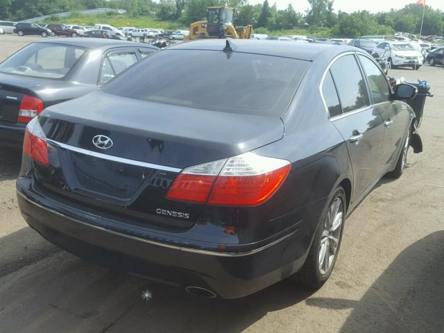 KMHGC4DE9BU142342 - 2011 HYUNDAI GENESIS 3. BLACK photo 4