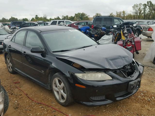 1YVHP80D355M13566 - 2005 MAZDA 6 S BLACK photo 1