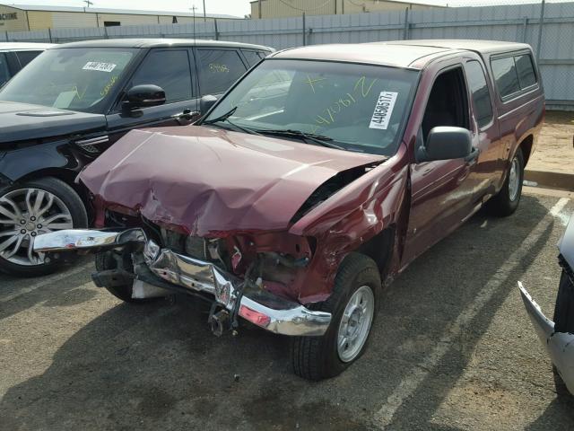 1GCCS19EX78247081 - 2007 CHEVROLET COLORADO RED photo 2