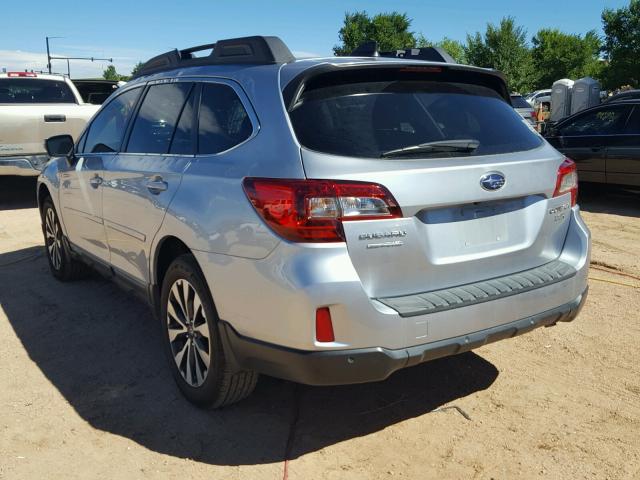 4S4BSENC2H3340677 - 2017 SUBARU OUTBACK 3. SILVER photo 3