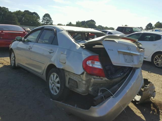 4T1BF32K74U583829 - 2004 TOYOTA CAMRY LE GRAY photo 3