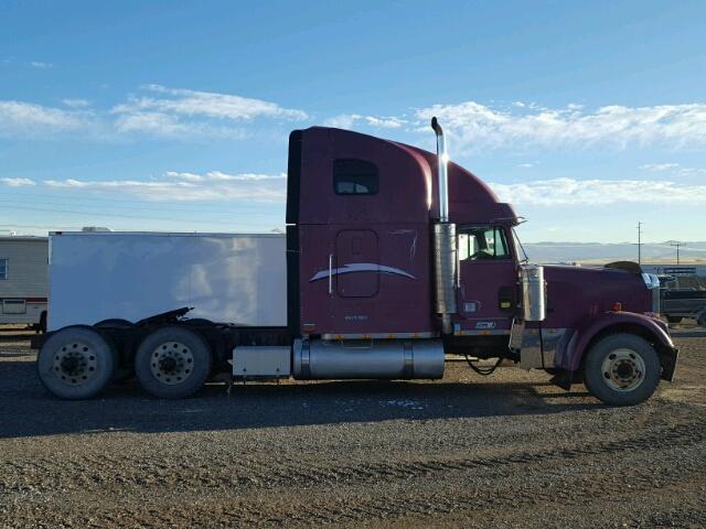 1FUPCDYB3YPF01868 - 2000 FREIGHTLINER CONVENTION MAROON photo 9