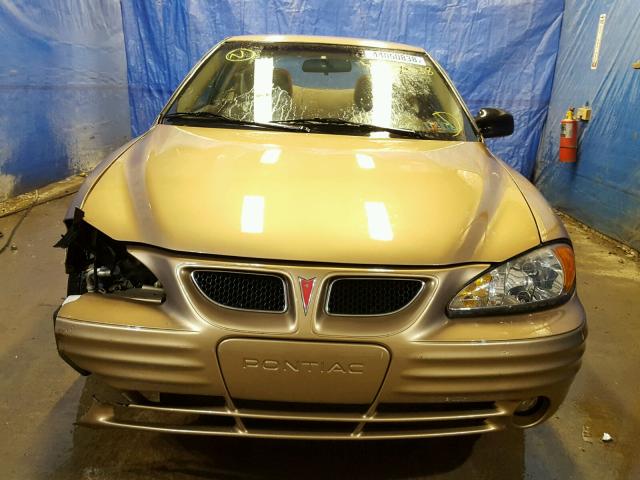 1G2NE12T7XM708869 - 1999 PONTIAC GRAND AM S Qızıl foto 9