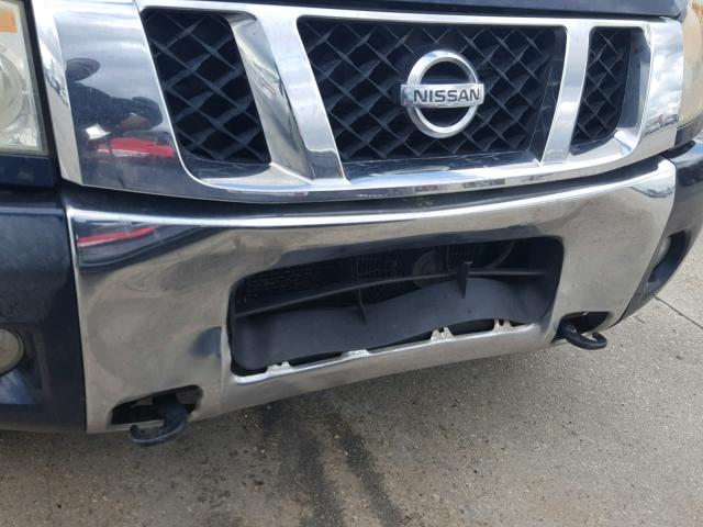 1N6BA07C38N304506 - 2008 NISSAN TITAN XE BLUE photo 9