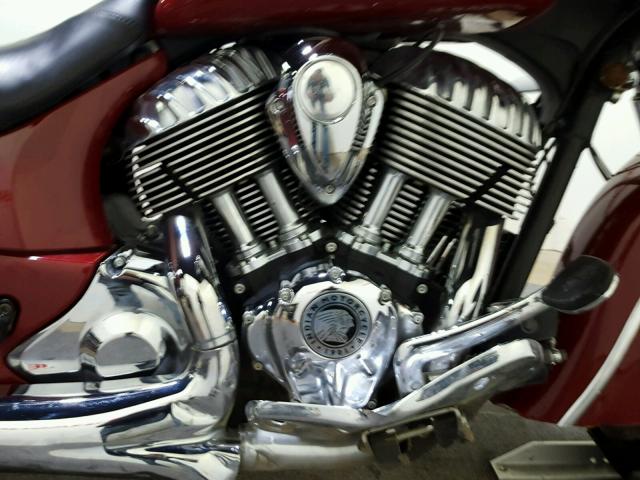 56KTCAAA6F3319390 - 2015 INDIAN MOTORCYCLE CO. CHIEFTAIN RED photo 12