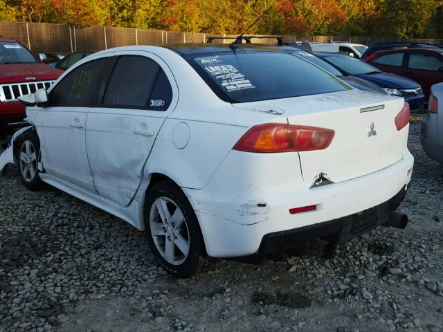 JA3AU26U79U035363 - 2009 MITSUBISHI LANCER ES/ WHITE photo 3