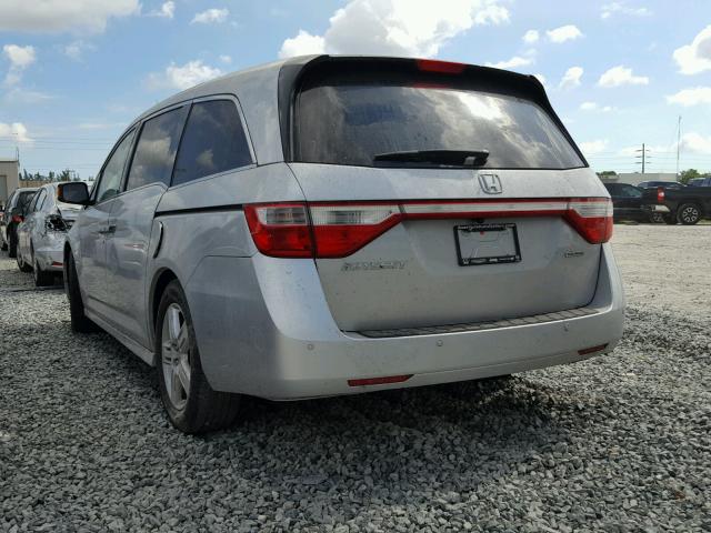 5FNRL5H9XDB012808 - 2013 HONDA ODYSSEY TO SILVER photo 3