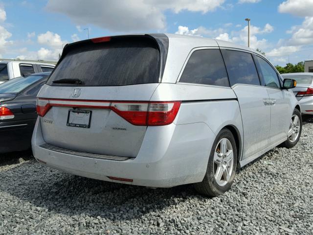 5FNRL5H9XDB012808 - 2013 HONDA ODYSSEY TO SILVER photo 4