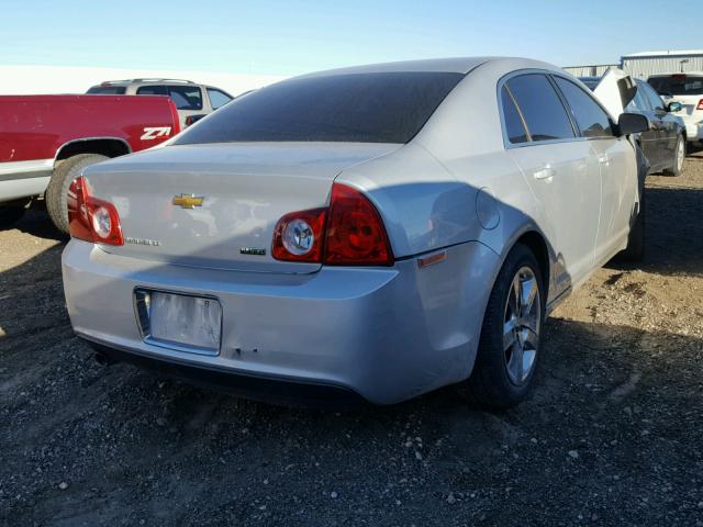 1G1ZC5E09AF180641 - 2010 CHEVROLET MALIBU 1LT SILVER photo 4