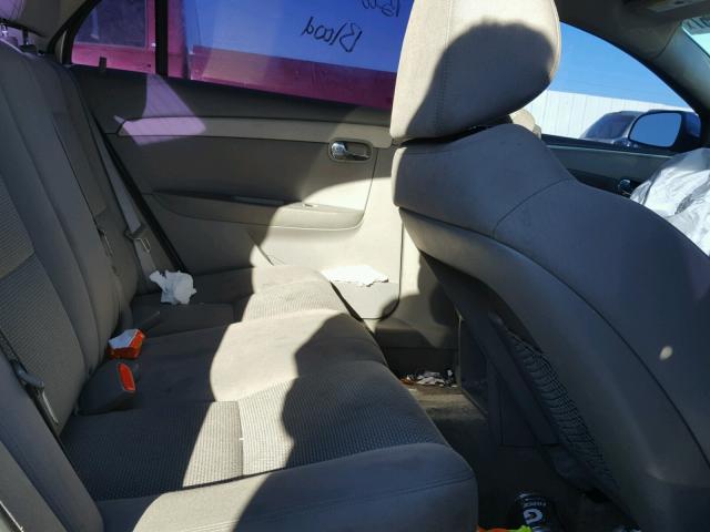 1G1ZC5E09AF180641 - 2010 CHEVROLET MALIBU 1LT 银色 照片 6