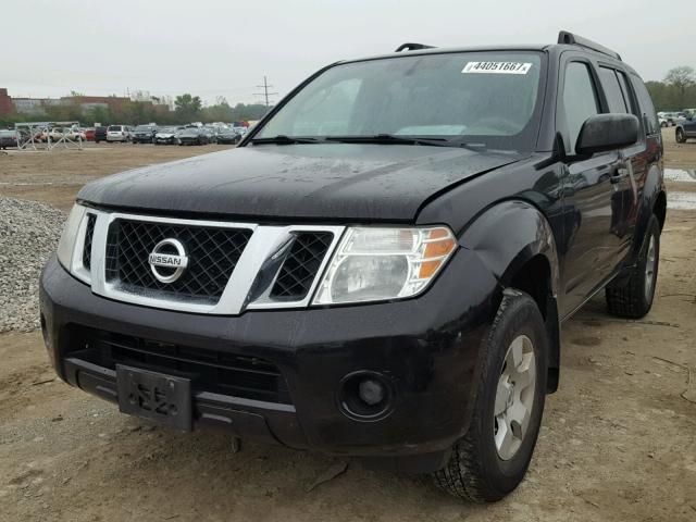 5N1AR1NB7BC618388 - 2011 NISSAN PATHFINDER BLACK photo 2