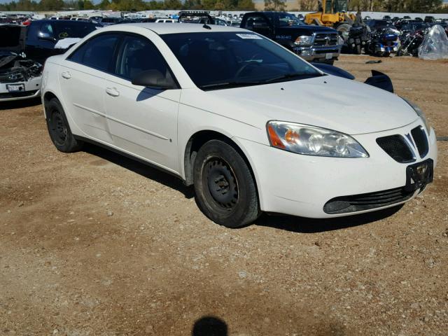 1G2ZF57B984158176 - 2008 PONTIAC G6 VALUE L WHITE photo 1