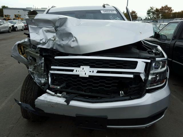 1GNSKBKC8FR246537 - 2015 CHEVROLET TAHOE K150 SILVER photo 7