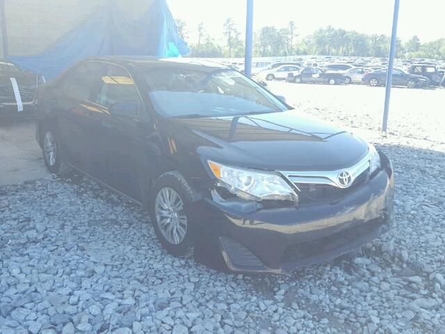 4T1BF1FK5CU058393 - 2012 TOYOTA CAMRY BASE BLACK photo 1