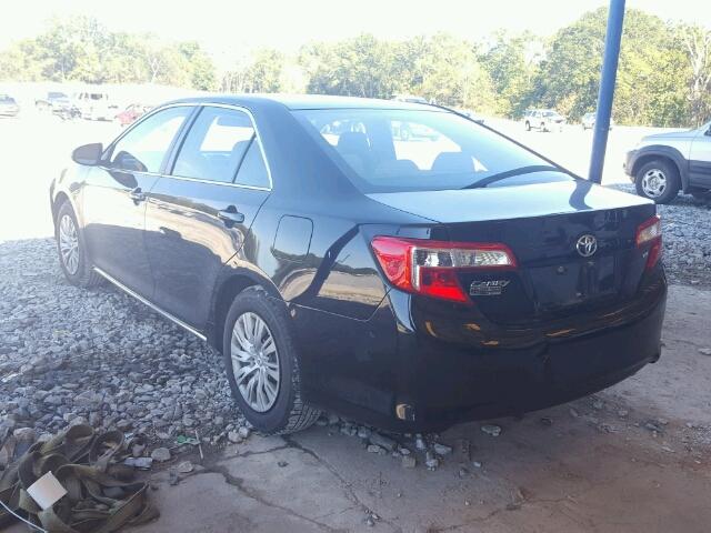 4T1BF1FK5CU058393 - 2012 TOYOTA CAMRY BASE BLACK photo 3