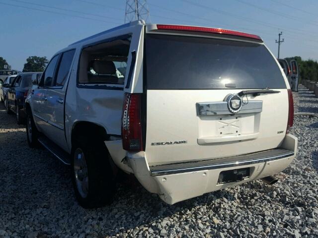 1GYFK66847R261202 - 2007 CADILLAC ESCALADE E WHITE photo 3