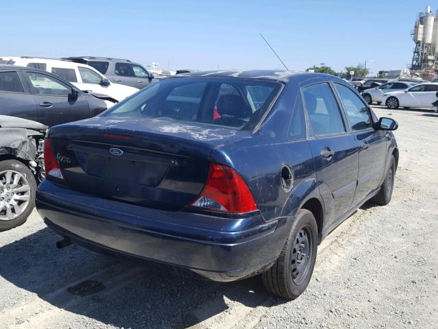 1FAFP33P71W379115 - 2001 FORD FOCUS LX BLUE photo 4