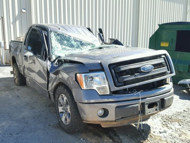 1FTFX1CF9DKG38379 - 2013 FORD F150 SUPER GRAY photo 1