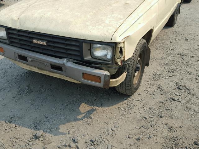 JT4RN70D5G0013812 - 1986 TOYOTA PICKUP XTR YELLOW photo 9