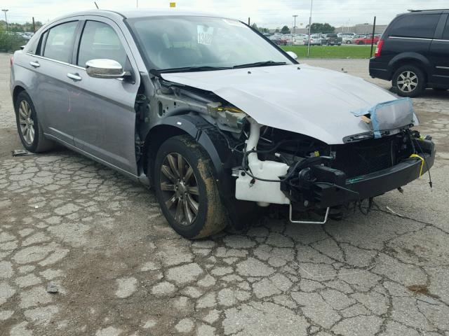 1C3CCBCG2DN515796 - 2013 CHRYSLER 200 SILVER photo 1