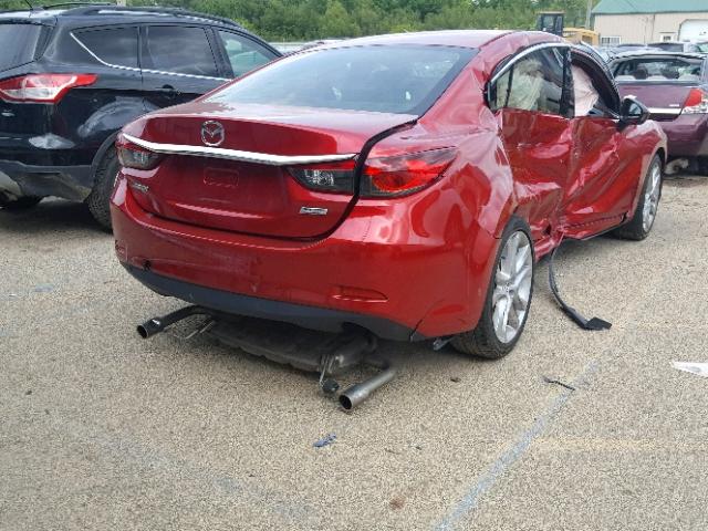 JM1GJ1V5XG1466044 - 2016 MAZDA 6 TOURING RED photo 4